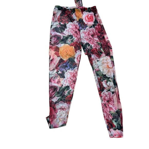 Fashion Nova Blame It On The Rose Legging Red/Combo Set 1X Bell Sleeve Bodysuit - Picture 8 of 11